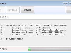 Log during backup