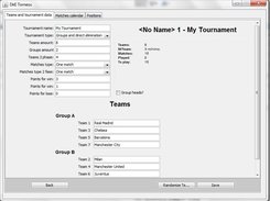Multiple teams and tournament types