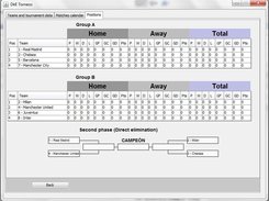 Tables of positions and fixtures