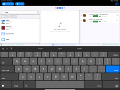 Search criteria entered, results displayed
