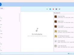 Drill down into Artists/albums/tracks and select tracks to the Play Queue