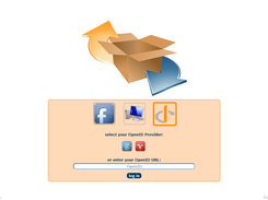 login form (OpenID selected)