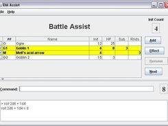 The main window of DM Assist