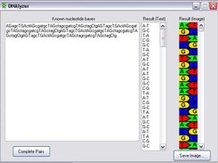 DNA completing screen
