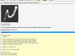 DotNetProcessing running on Internet Explorer