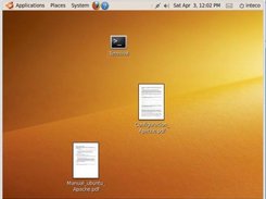 1 - Captura de pantalla una vez arrancada la máquina virtua