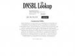 DNSBL Lookup Screenshot 1