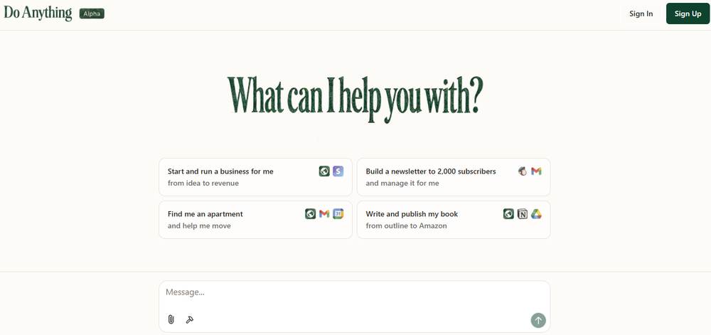 Do Anything Screenshot 1