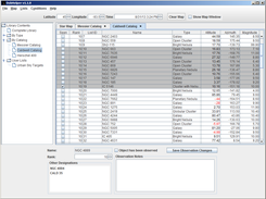 Object Selection Tables