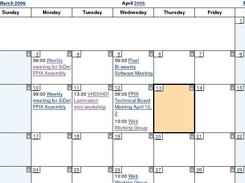 Calendar of Events