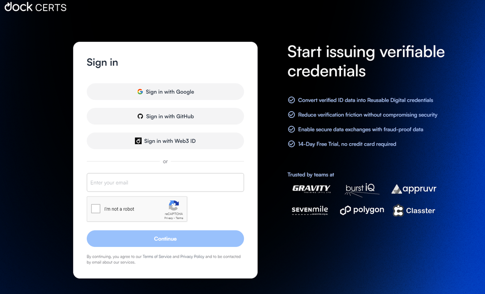 Dock Certs Screenshot 1
