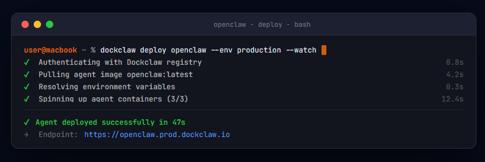 DockClaw Screenshot 1