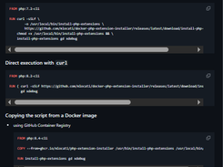 Docker PHP Extension Installer Screenshot 1