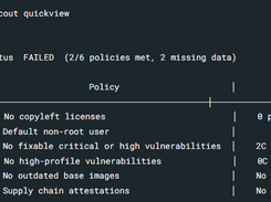 Docker Scout Screenshot 1