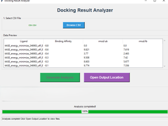 Docking-Affinity-Plotter Screenshot 2