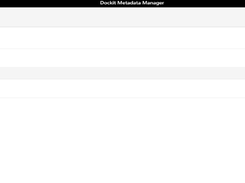 Dockit Metadata Manager Screenshot 2