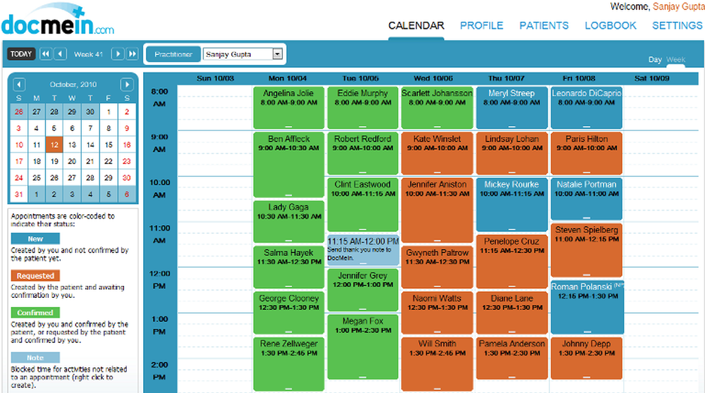 DocmeIn-calendar