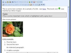 Content Editor (WYSIWYG editing)