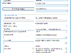 Publication configuration