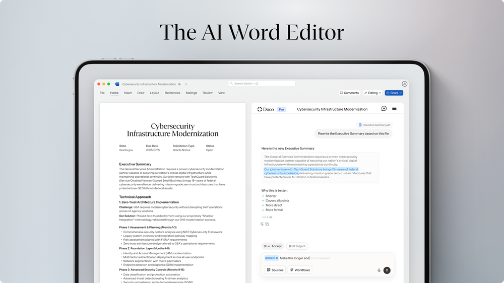 The AI Word Editor