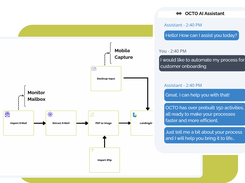 OCTO AI Assistant: From prompt to process. Describe a workflow in plain language. Get an end-to-end process model you can refine in minutes.