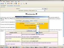 Creating a search index of files on a hard drive