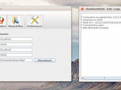 Main page - connected