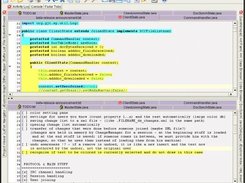 Multiple documents in synch, with change highlighting