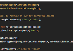 Doctrine Annotations Screenshot 1