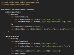 Doctrine Inflector Screenshot 1