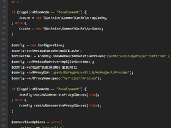 Doctrine ORM Screenshot 1