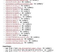 The quality check tool which looks for missing documentation