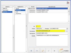 Pantalla - Mantenimiento de Documentos