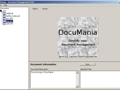 DocuMania Main Window