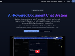 Document Chat System (By Nzouat) Landing Page