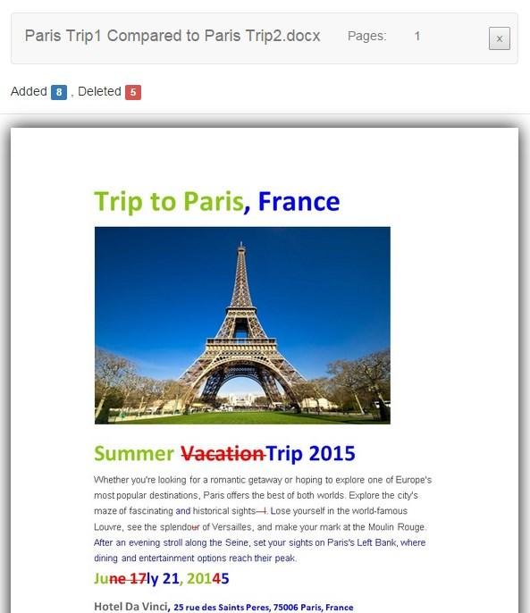 Document Comparison By Aspose Words Net Download Sourceforge Net