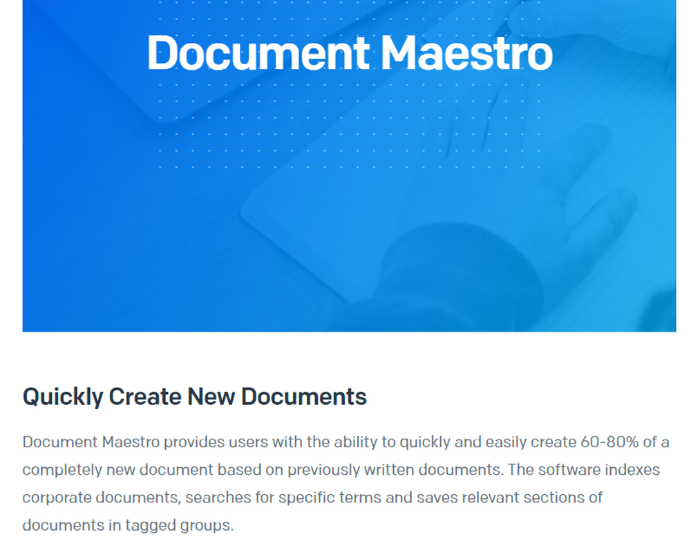 Document Maestro Screenshot 1