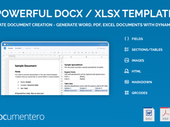 Powerful templates docx/xlsx