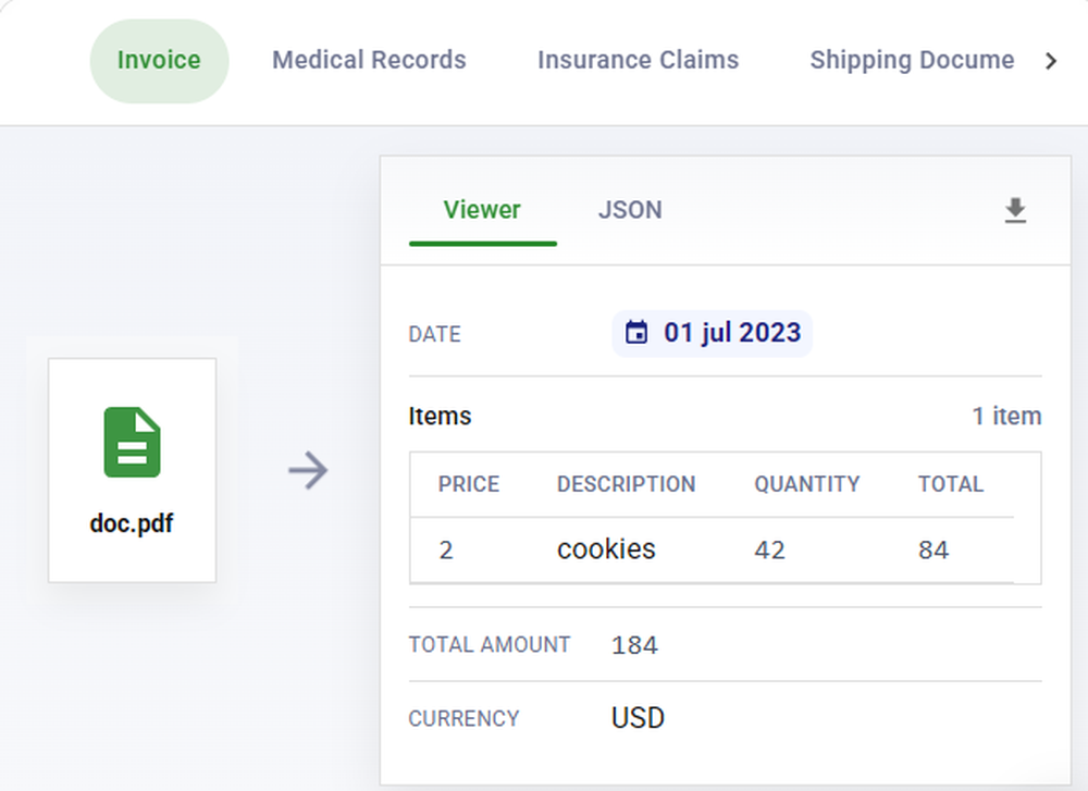 DocuPipe Screenshot 1