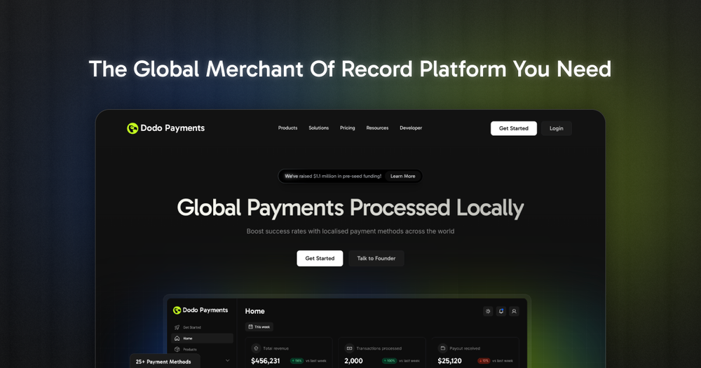 Dodo Payments Screenshot 1