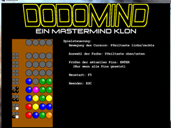 Screenshot of running game