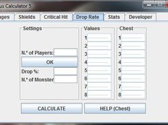 Drop Rate Menu