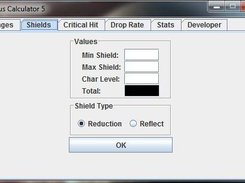 Shield / Reflect Menu