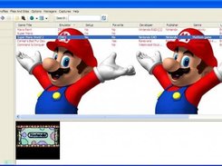 The main screen for listing your games.