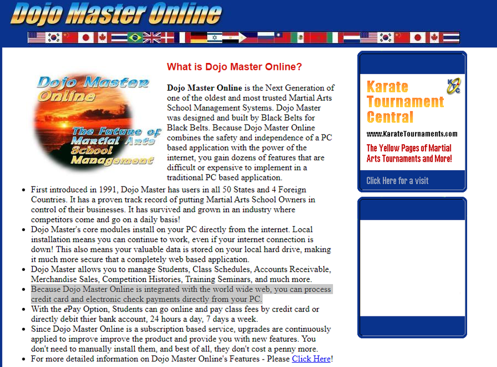 Dojo Master Online Screenshot 1