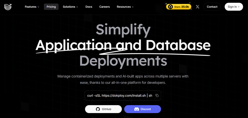 Dokploy Screenshot 1