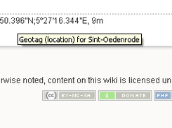 rendered geotag on a wiki page