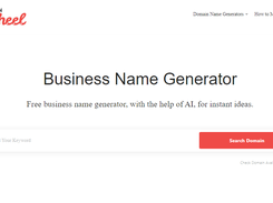 Domain Wheel Business Name Generator Screenshot 1