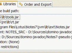 An example of source and javadoc configuration in Eclipse.