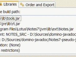 An example of source and javadoc configuration in Eclipse.